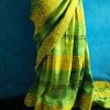 edfhzdrsh-4-100x100-1 Pure Hand Block Pigment Printed olive green Linen Saree