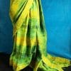 edfhzdrsh-5-100x100-1 Pure Hand Block Pigment Printed olive green Linen Saree