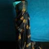 frgjsrylsyr-2 Pure Hand Block Printed Linen Saree