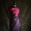 fxgj-1 Pure Purple Handloom Organza Silk Saree