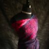 fxgj-2 Pure Purple Handloom Organza Silk Saree