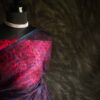 fxgj-3 Pure Purple Handloom Organza Silk Saree