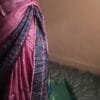 fyjk-3 Handloom Hand Block Printed Pink Tussar Silk Saree