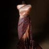 rn-image_picker_lib_temp_077978fa-7917-440a-ae77-18a44bca6b92 Pure Hand block Printed Stripe Beige Raw Silk saree