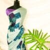 rn-image_picker_lib_temp_080cb846-b294-4db3-9ede-e32601ed0544 Pure Hand-Printed light Pista green Modal Silk Saree