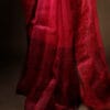 Blush Blossom Pink Pure Organza Silk Saree