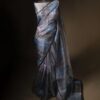 rn-image_picker_lib_temp_13b2c60c-b148-436b-9e3b-f6c7b6aeb85c Silver Mist Grey Pure Organza Silk Saree