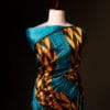 rn-image_picker_lib_temp_148571b6-b5f7-4cd9-8020-3798450e6bf0 Pure Hand block Printed Blue and yellow Raw Silk saree
