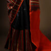rn-image_picker_lib_temp_16e43ed1-a61d-4d08-97d2-762980ed9a9d Scarlet Slate Grey and Red Handloom Silk Cotton Saree