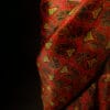 Earthy Elegance Brown Printed Pure Organza Silk Saree