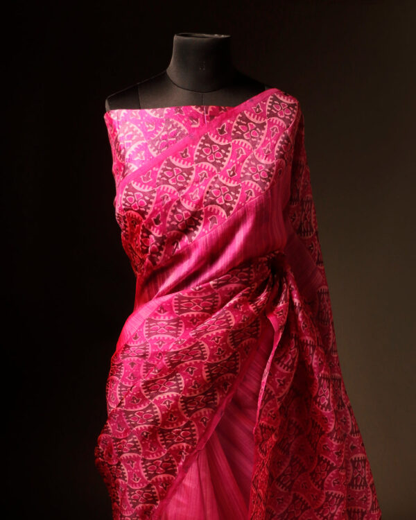 rn-image_picker_lib_temp_218c6e75-5517-42cc-b96e-82564d29f10d Whispering Petals Baby Pink Pure Organza Silk Saree