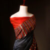 rn-image_picker_lib_temp_268570de-8510-4f73-9282-0c2d6425de36 Scarlet Slate Grey and Red Handloom Silk Cotton Saree