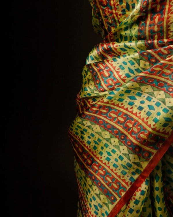 rn-image_picker_lib_temp_28e4c151-101c-4903-bf75-0150ec761e4a Mint Mirage Light Green Striped Pure Organza Silk Saree