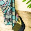 Pure Handloom Gray Modal Silk Saree