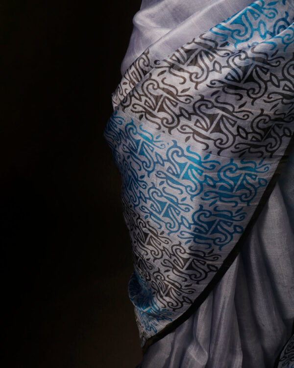 rn-image_picker_lib_temp_3a703fbf-c0c1-47e5-a34a-398f20779801 Silver Mist Grey Pure Organza Silk Saree