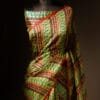 rn-image_picker_lib_temp_619b2ead-019f-4a83-9211-8691627197c9 Mint Mirage Light Green Striped Pure Organza Silk Saree