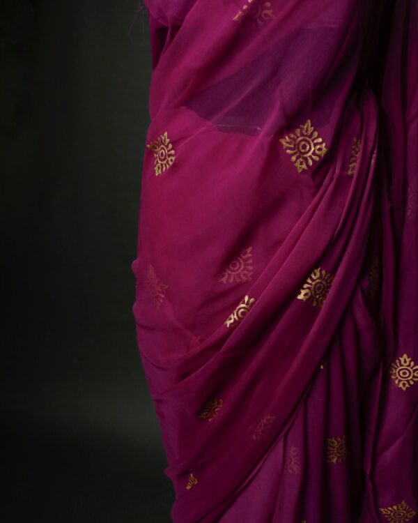 rn-image_picker_lib_temp_68cde3d8-3021-4eda-be68-877b2936d1d0 Best Royal Purple Printed Chiffon Silk Saree Online in 2026