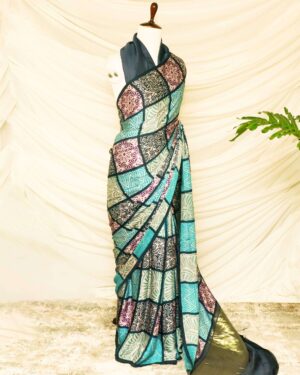 rn-image_picker_lib_temp_76d85e9e-5f23-48a6-91f7-8940ed3044e3 Pure Handloom Gray Modal Silk Saree