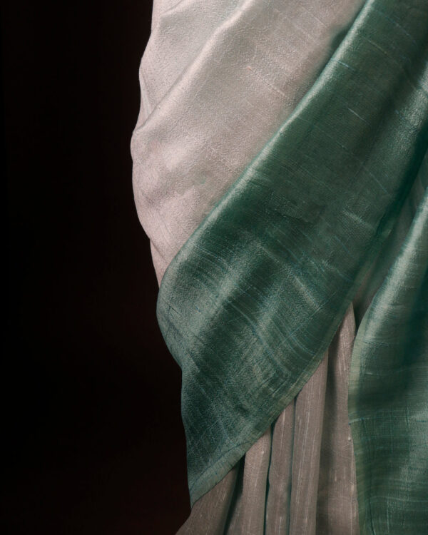 rn-image_picker_lib_temp_7d2aa76f-549c-41e4-87fa-5ef66473f25b Serenity in Green Pastel Green Pure Dupion Silk Saree