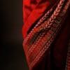 Maroon Handloom Silk Cotton Saree