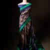 rn-image_picker_lib_temp_ab8bfe40-f53b-4cca-bd79-ef101b28ab70 Pure Hand block Beige and blue Raw Silk saree