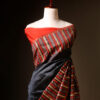 rn-image_picker_lib_temp_b36ba448-3883-48c8-a5e0-991e461eac69 Scarlet Slate Grey and Red Handloom Silk Cotton Saree