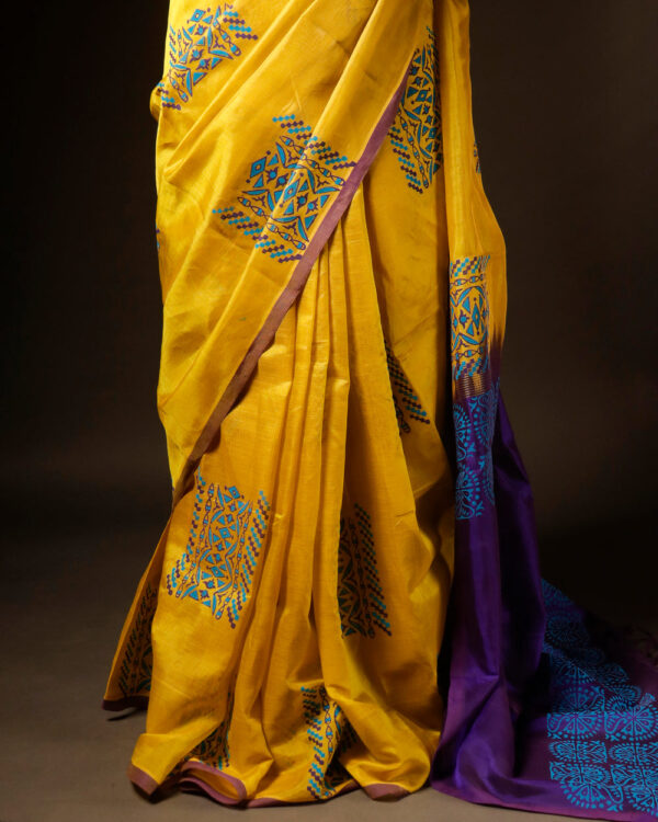 rn-image_picker_lib_temp_b612b06b-a584-446b-9559-47f5e0842eee Pure Yellow Silk Cotton Saree