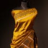rn-image_picker_lib_temp_c4d64dd4-62a0-4dc0-bf18-d9c5c156dc77 Greenish Gold Colour Silk Cotton Saree