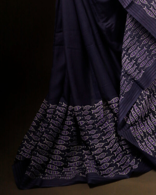 rn-image_picker_lib_temp_ce0807d3-4760-42af-9194-3fdbe8d315ed Royal Amethyst Purple Mul Cotton Saree