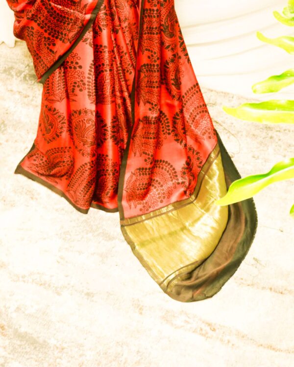 rn-image_picker_lib_temp_f3a93b89-95d2-44b0-bf02-eeb4a46b26af Pure Handloom Ferrari Red Modal Silk Saree