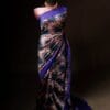 rn-image_picker_lib_temp_f90e7552-744b-405e-99fd-0cd2214834cd Pure Hand block Printed Dark Blue Raw Silk saree
