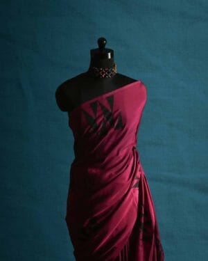 setrh-2 Fancy Saree H S Silk Hand block Printed