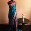 tgjkft-3 Pure Block Printed Desi Tussar Silk Saree