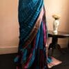 tgjkft-4 Pure Block Printed Desi Tussar Silk Saree