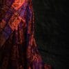xdfgh-3 Pure Hand Block Printed drapes Raw Silk Saree