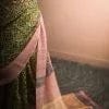 xfdgkj-3-100x100_jpg Peach and yellow colour Line Tussar Silk Saree