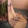 xfdgkj-4-100x100_jpg Peach and yellow colour Line Tussar Silk Saree