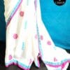 zdh-4 Creamy White Mul Cotton Saree